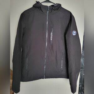 Nautica Black Men's Jacket, Size Medium